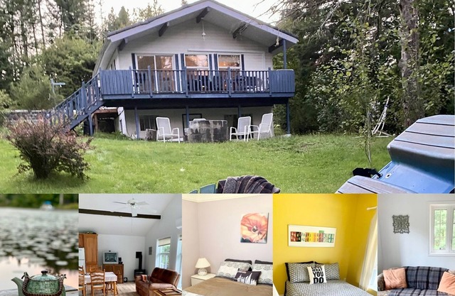 Chalet for rent in St-Adolphe-d’Howard on the waterfront of Lac Huguette