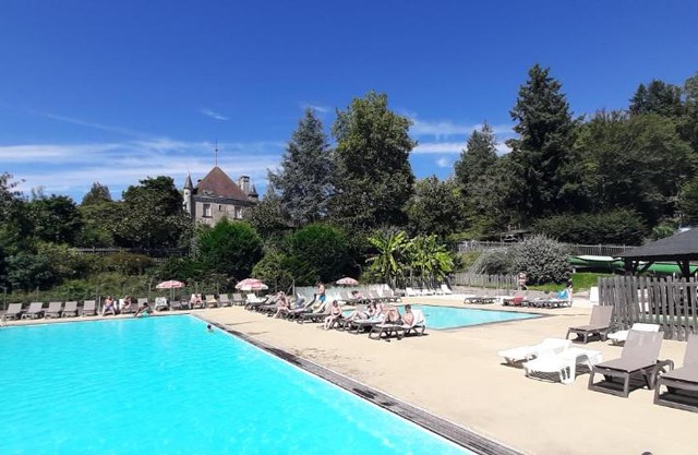 Chalet-dordogne B10 camping Château Le Verdoyer - Champs Romain, Dordogne