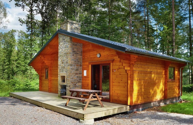 Chalet in Belgium with Cozy Wood Interior