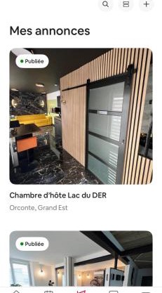 Chambre d hôte lac du Der orconiat