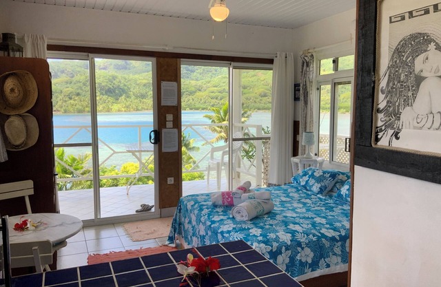 Charmant Bungalow au Calme, Avec vue Splendide sur Lagon, Accès Privé Lagon