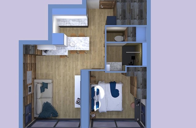 Charming 2-room apartment, balcony, fireplace, Tignes