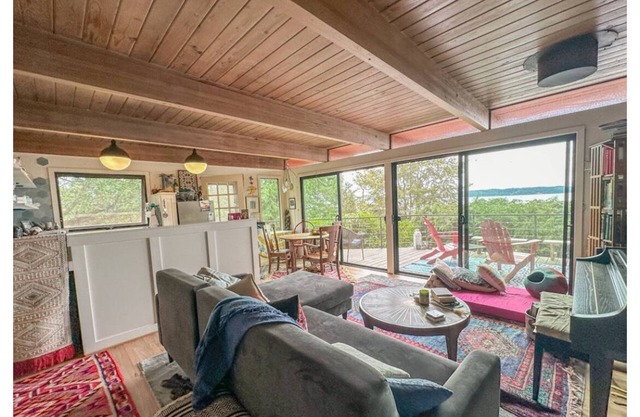 Charming and eclectic treehouse-like home with expansive Puget Sound views