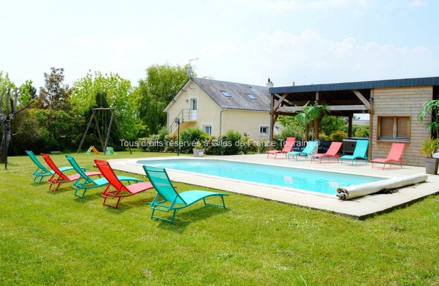 Charming Restored Home with Heated Pool, Spa, Garden & Playground