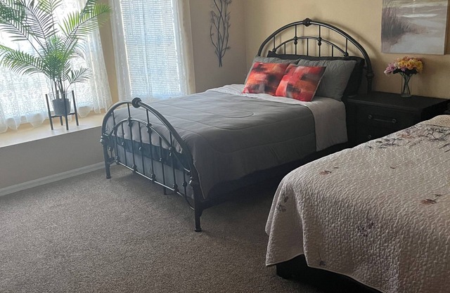 Charming spacious bedroom and private bath. No kitchen access