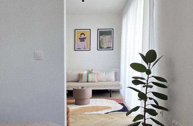 Charming studio apartment with free parking, AC, WiFi in beautiful Budapest