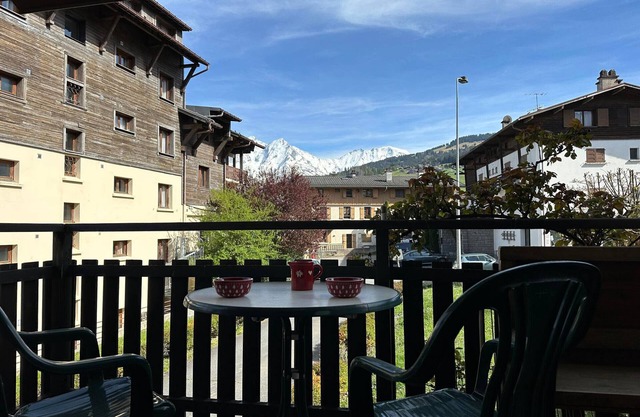 Charming T3 in Combloux center, parking and pets allowed