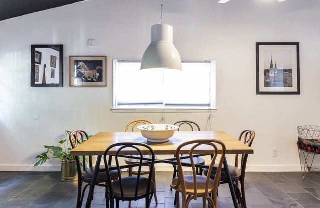 Charming vintage home, centrally located. Fenced yard. Foodie kitchem.