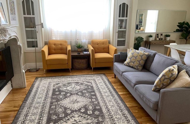 Chic 2BD Condo ★ 10/10 Walkscore ★ Free Parking ★ 2 Blocks from Snowden Metro