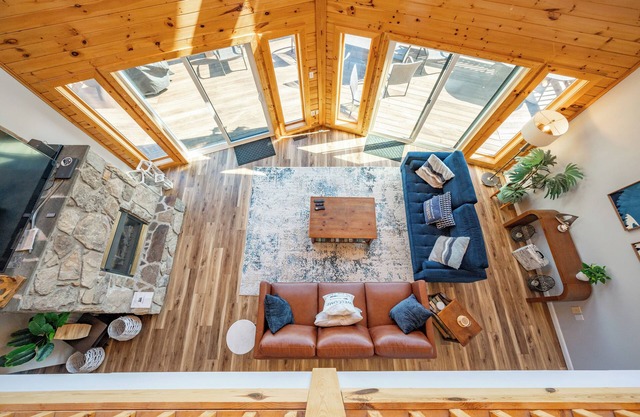 Chic Rustic Log Cabin Near Lake w/Fire Pit