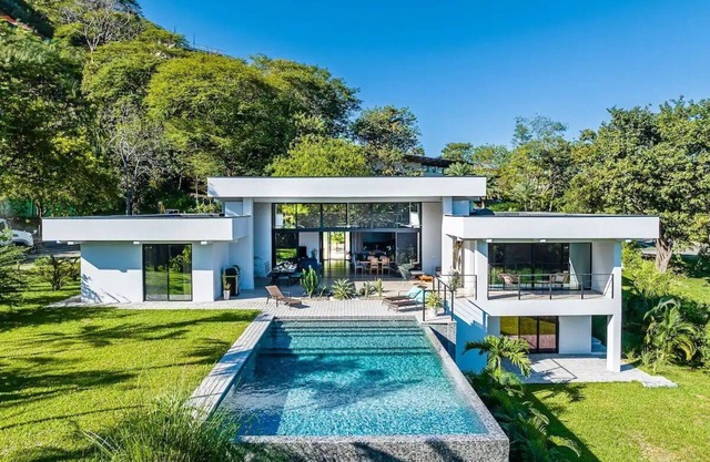 Chic Valley Villa with Private Pool and Scenic Jungle Views – Minutes from the Beach