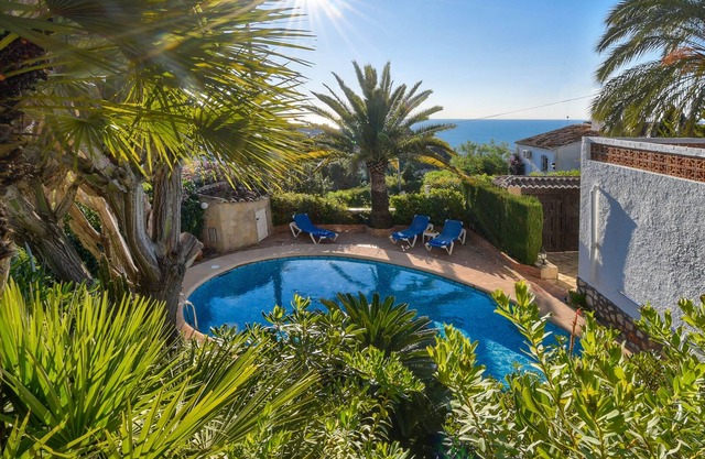Classic and comfortable villa with private pool in Javea, Costa Blanca, Spain for 6 persons