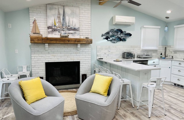Coastal Hideaway in Charlestown - Newly Renovated w/Fire pit, 1 Mi from Beach