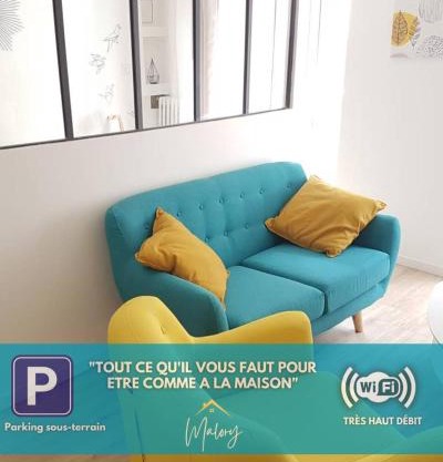 COCON du centre ville avec PARKING et WIFI