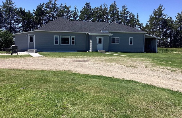 Come enjoy peace and quiet in this 4 bedroom farmhouse.
