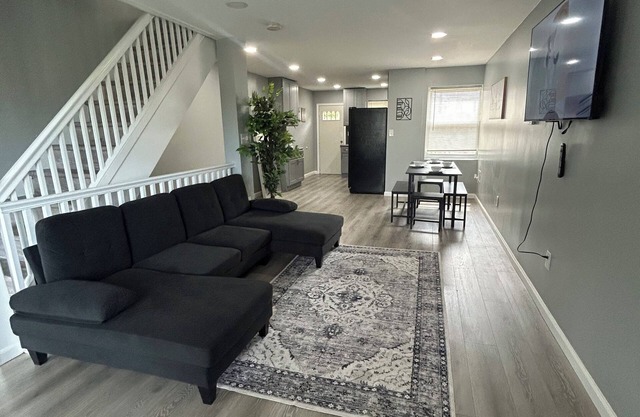 Contemporary 3-Bedroom, 2-Bathroom House, with Backyard & Patio
