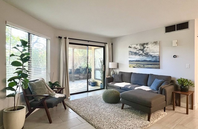 Contemporary Condo with Private Garden Patio and Pool Access