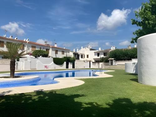 Costa Dorada Beach Villa with Shared Pool and Terrace