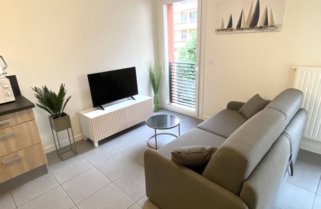 Cosy appartement 1 room; 5 minutes foot to downtown and thermal center.