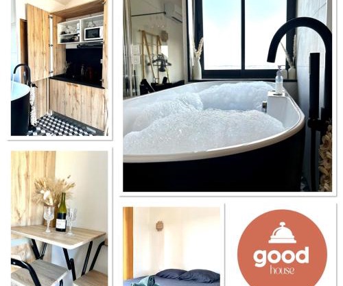 Cosy studio - Baignoire balnéo et Clim