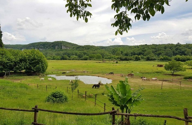 Cottage for 4 people with beautiful view and swimming pool