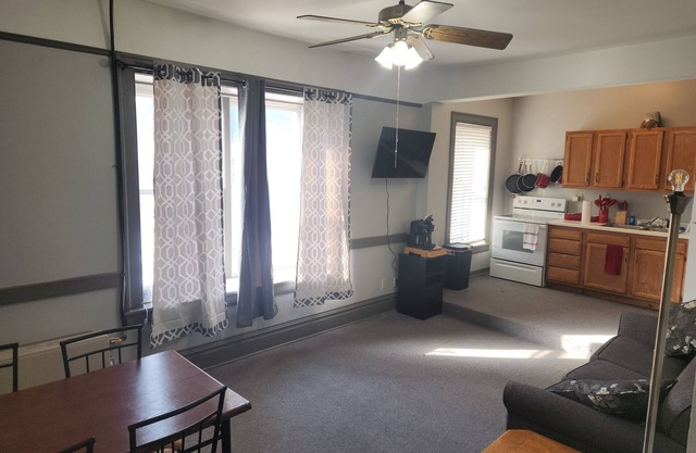 Cozy 1BR Near MTU, Keweenaw & Houghton, Full Kitchen & Wifi near Dining & Bars