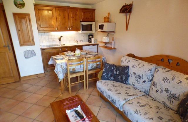 Cozy 2-room apt, 6 people, Les Saisies, balcony, pets allowed