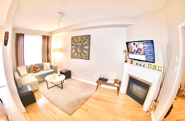 Cozy 4-Bdr, 3-Bath Retreat w/Patio in Toronto Suburbia – Your Perfect Escape!