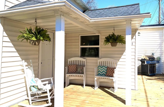 Cozy home | Steps away from downtown and West Battle Lake | Private patio