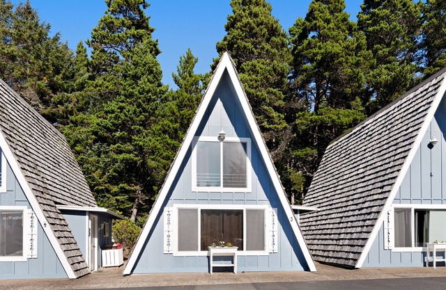 Cozy Oceanfront A-Frame Chalet with WiFi & Terrific Views