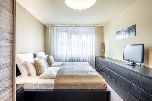Cozy quiet apartment with a balcony