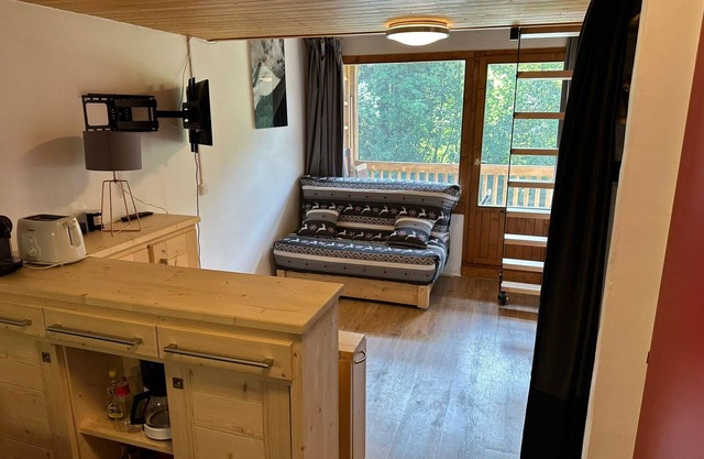 Cozy studio in Demi-Quartier, sleeps 4 with parking