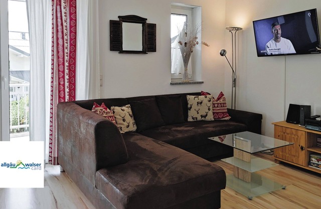 Cozy vacation accommodation "Sonne" in Oberstaufen/Kalzhofen, dogs allowed