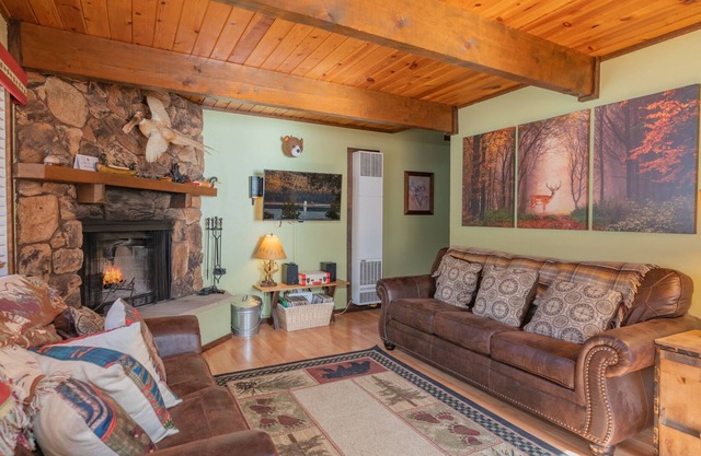 Crazy Bear Cabin - Just a short walk to the National Forest hiking trails. Fenced Yard!