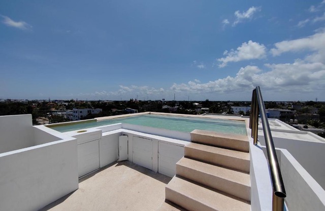 Cute Apt In Playa Steps from Beach Private Terrace & Pool By Yeah