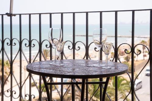 Dúplex, terraza y vistas al mar