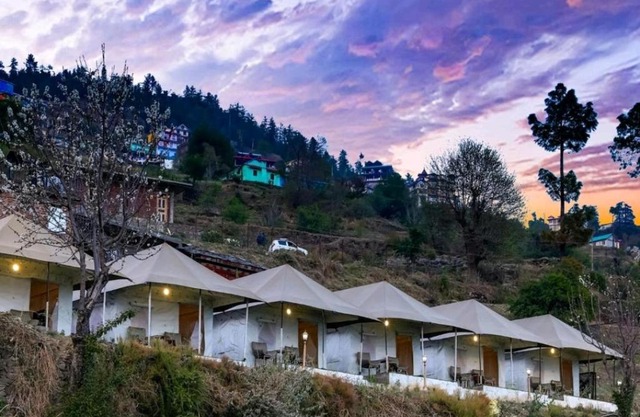 Dawn N Dusk Glamping tents with quintessential valley view