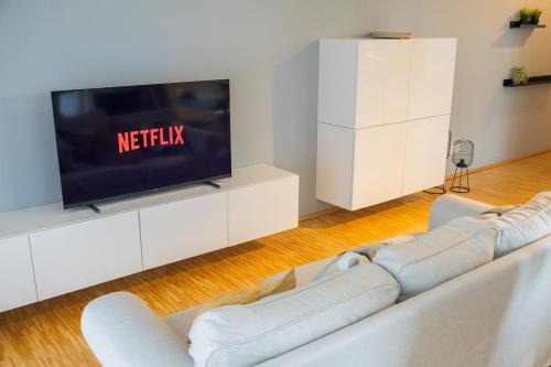 Design-Apartment -Garten -Parken