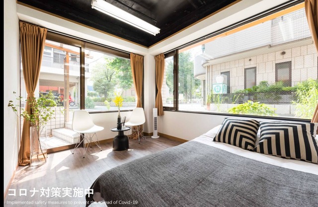 Design hotel near Ueno/Asakusa with 3 bedrooms