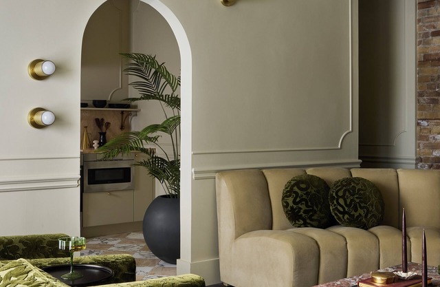 Designed for two couples, friends or a family, flat four is one of the edgiest suites in Hotel Julie