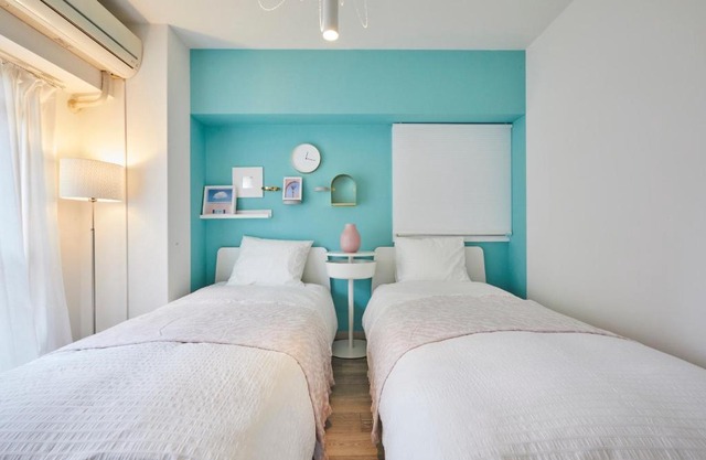Designer's Apartment 2 bedrooms Shin-OKubo 5minutes walk 蓝