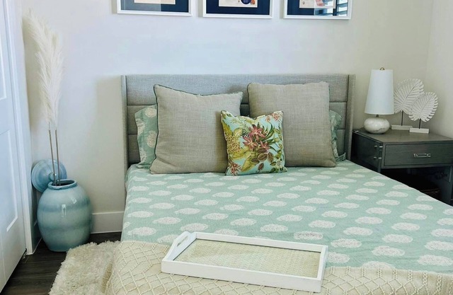 Designer three bedroom three bath condo with expensive river and pool views