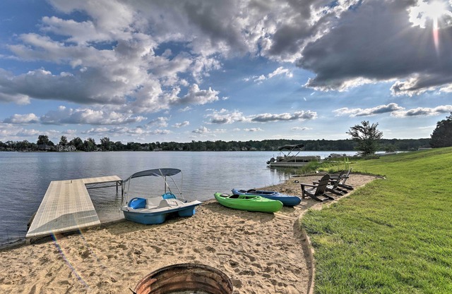 Dock & Beach: Linden Lakefront Home: 30-Night Min