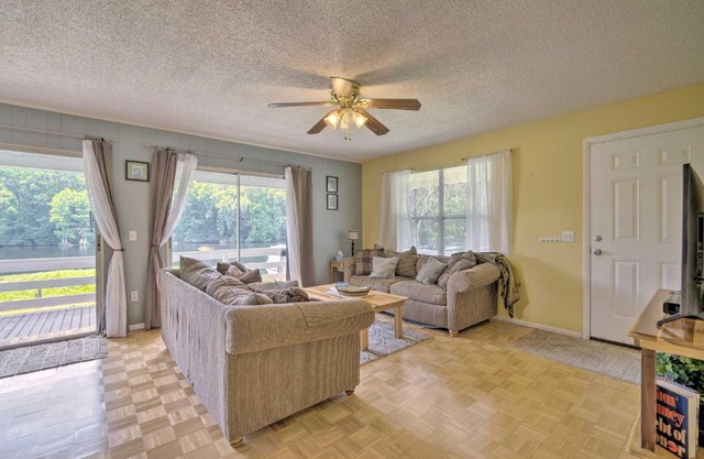 Docks and Balcony Peaceful River Abode in Dunnellon