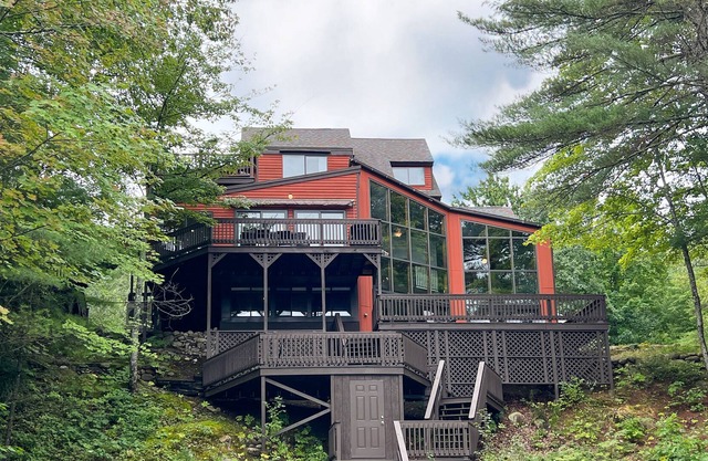 Dog-friendly waterfront retreat with private beach, lake access, deck, & W/D