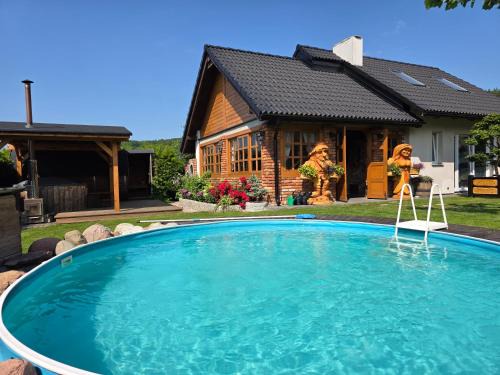 Dom całoroczny z sauną i jacuzzi