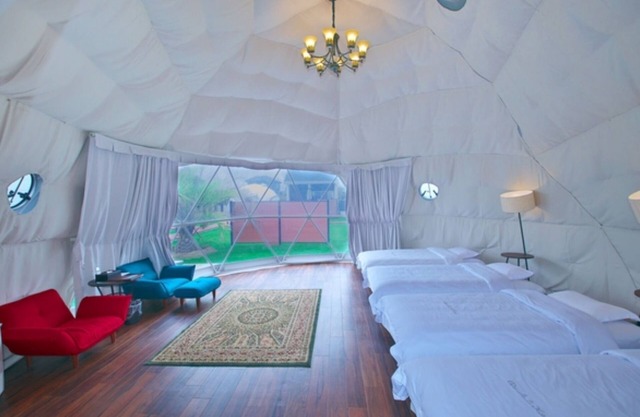 Dome tent glamping with BBQ and bonfire area Ba/Sambu-gun Chiba