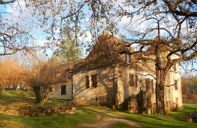 Dordogne valley, Black Perigord, total stillness, delightful landscape.