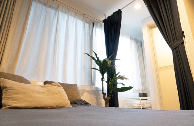 Double bed room with washing machine/Shinagawa-ku Tokyo