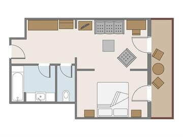 Double Superior lake view 504,505,506,507,605,606,611 - Seehotel Enzian